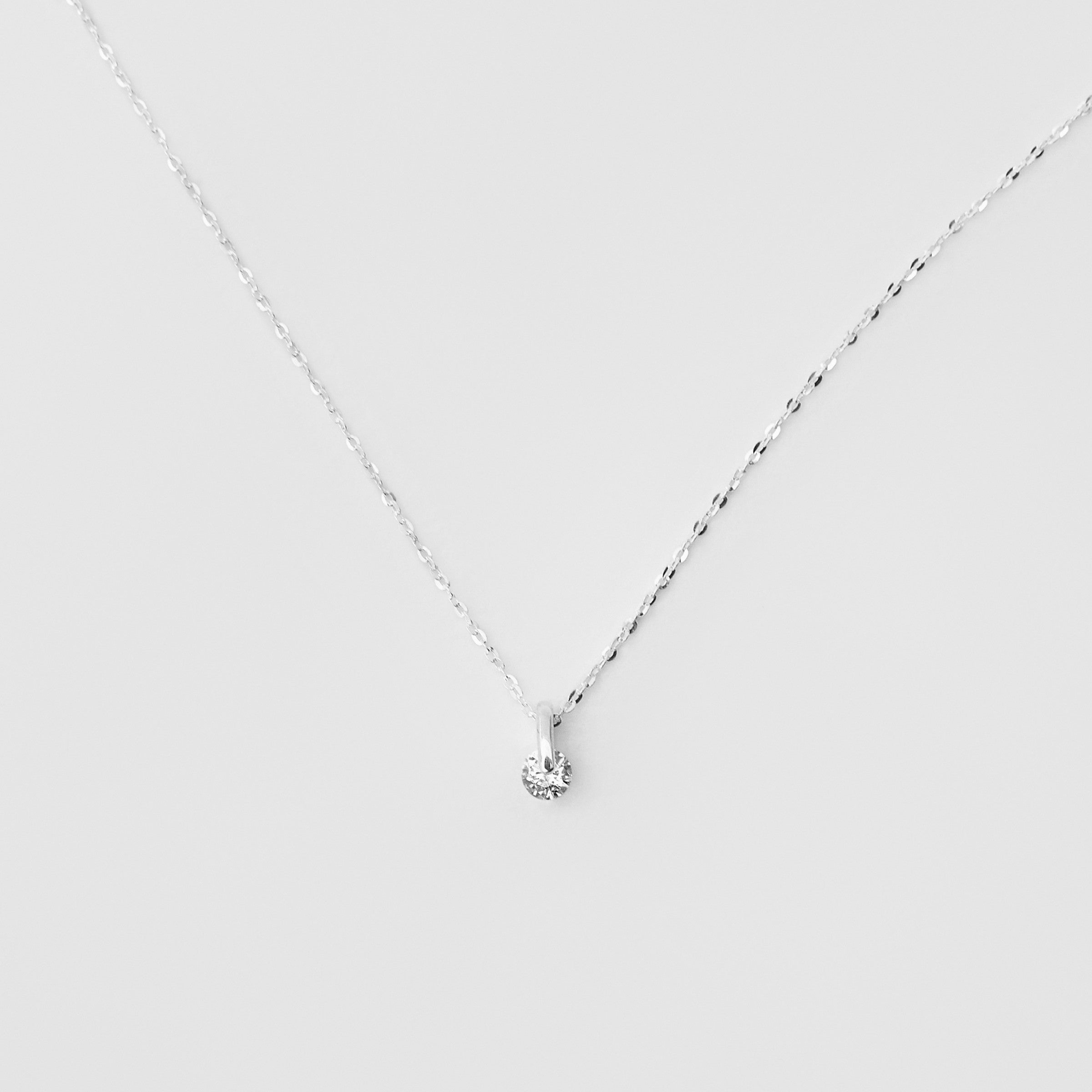 シルバーラインテンションウィアモンズネックレス / Silver Line tension Necklace