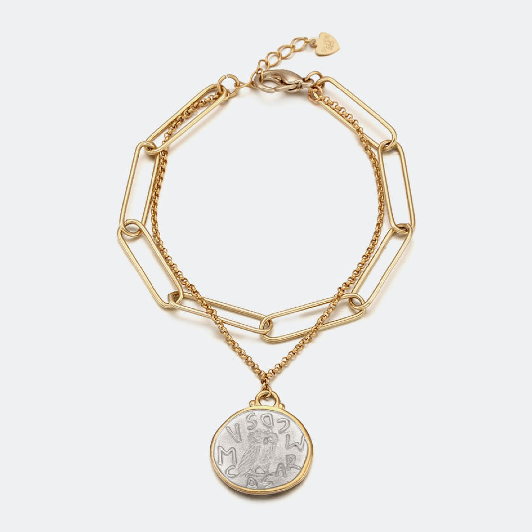 RE-CO'DE オウル ダブルネス シルバー ブレスレット / RE-CO'DE OWL LARGE DOUBLENESS SILVER BRACELET