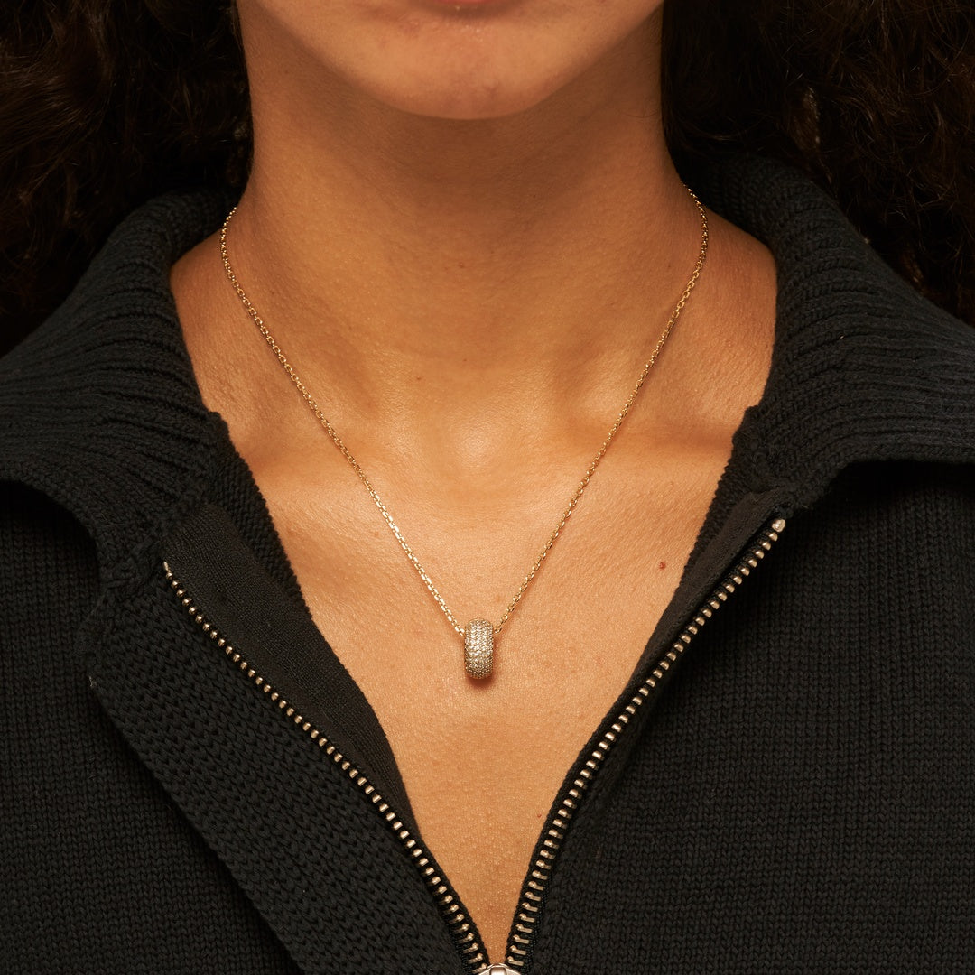 ラウンド キュービック ネックレス / Round Cubic Necklace