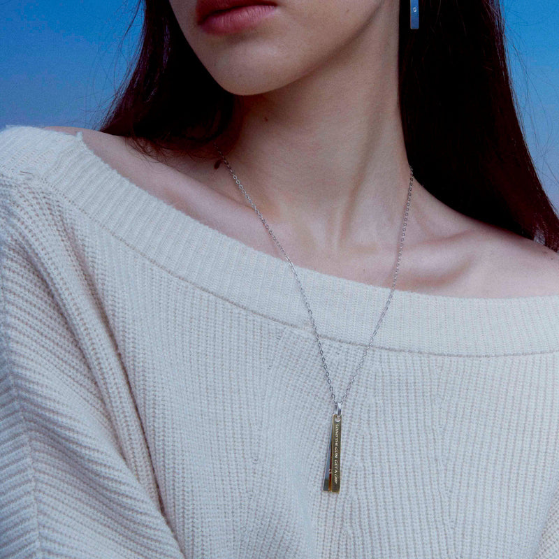 GRIP G2 グラフィティ シリアル シルバー ネックレス / GRIP G2 GRAFFITI SERIAL SILVER NECKLACE