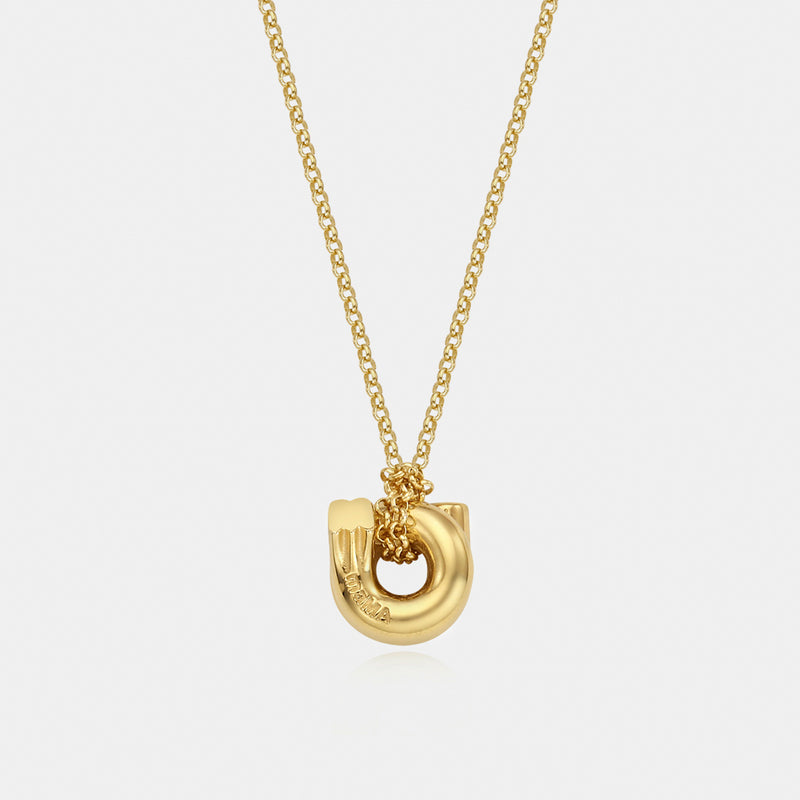 Shape6 MU シルバー ネックレス:イエロー / Shape6 MU SILVER NECKLACE - YELLOW