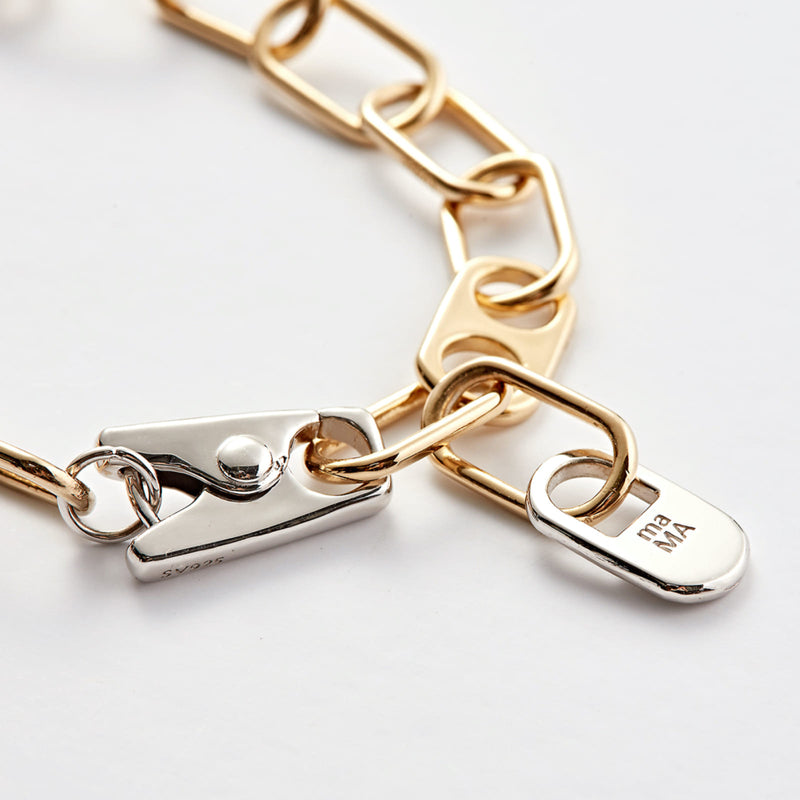 TONGS ユニセックス ミディアム ブレスレット:イエロー コンビ / TONGS UNISEX MEDIUM BRACELET - YELLOW COMBI