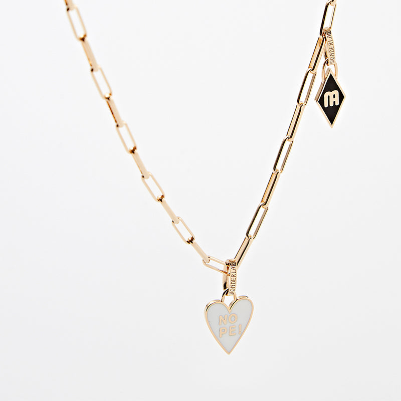 FAVO-LIT プレイカード ノープ カラー ネックレス / FAVO-LIT PLAYCARD NOPE COLOR NECKLACE