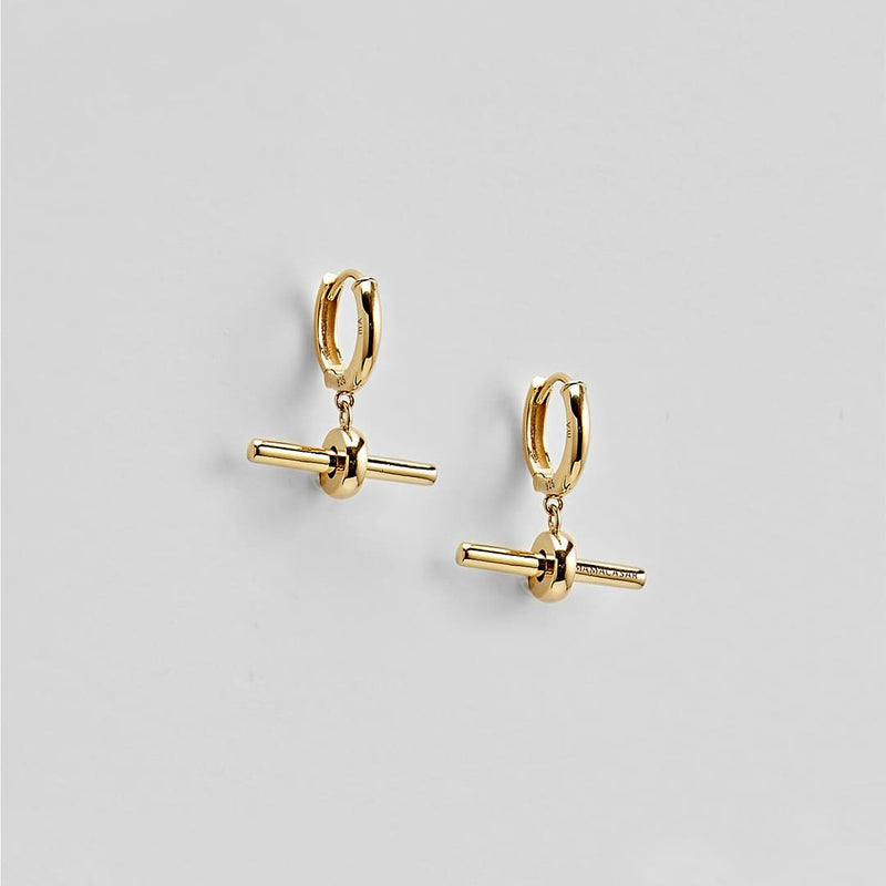 AVIROD ローイング シルバー ピアス:イエロー / AVIROD ROWING SILVER EARRINGS - YELLOW