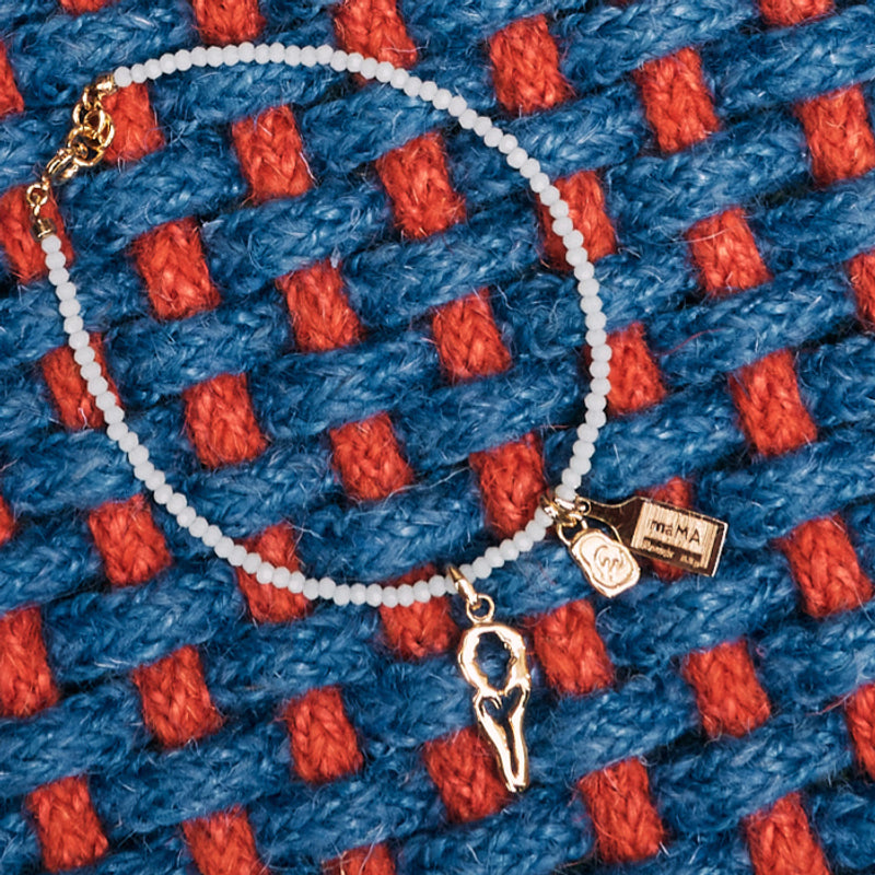 Like A Flower ローズ スタンプ ビーズ アンクレット / Like A Flower Rose Stamp Beads Anklet