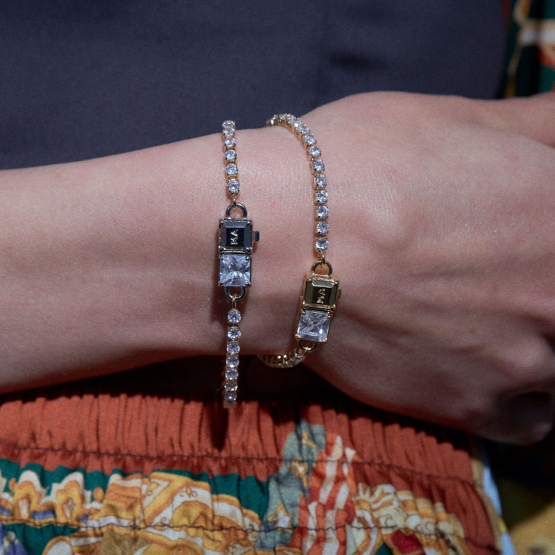 Brilliant ポイント ロック ブレスレット:コンビ / BRILLIANT POINT LOCK BRACELET - COMBI