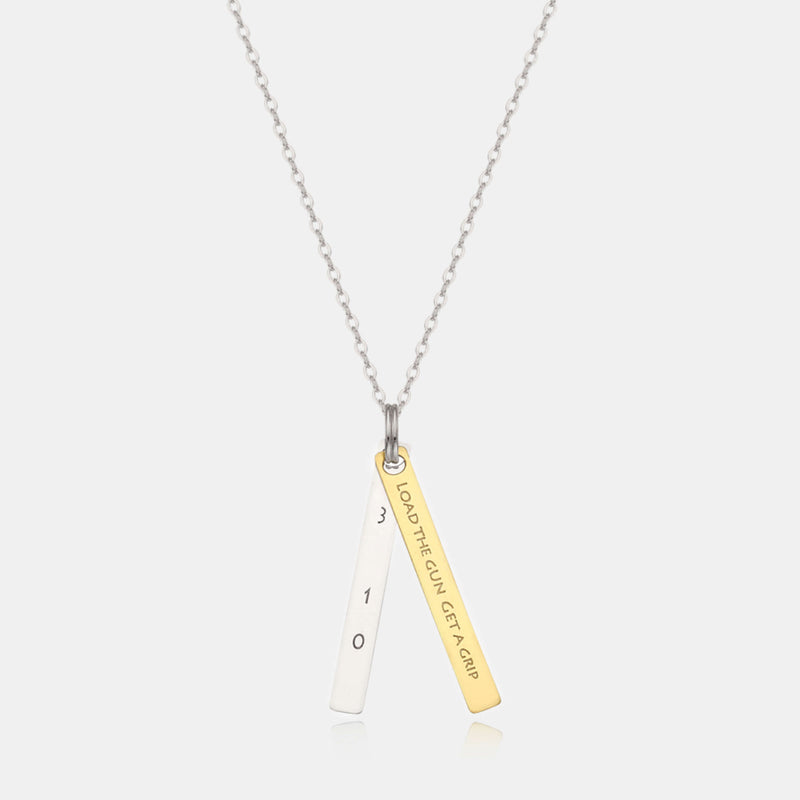 GRIP G2 グラフィティ シリアル シルバー ネックレス / GRIP G2 GRAFFITI SERIAL SILVER NECKLACE