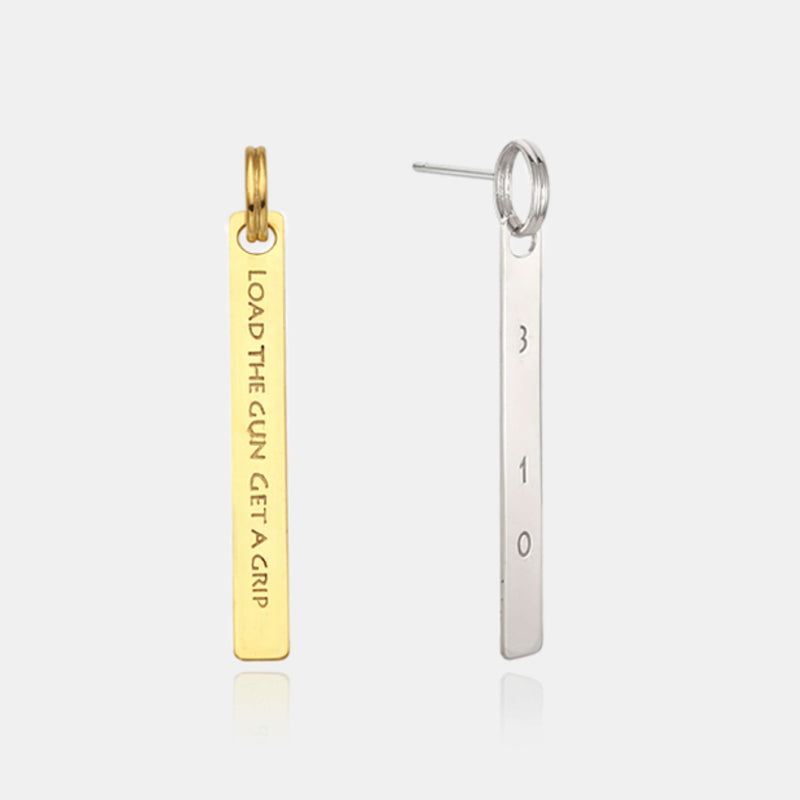 GRIP G2 グラフィティ シリアル シルバー ピアス / GRIP G2 GRAFFITI SERIAL SILVER EARRINGS