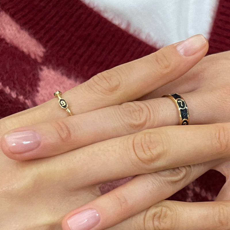 RE-CO'DE V2 ブラック ベルベット ガード リング / RE-CO'DE V2 BLACK VELVET GUARD RING