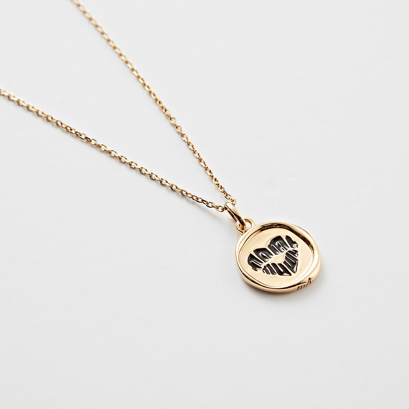 FAVO-LIT ブラック ルージュ シルバー ネックレス / FAVO-LIT BLACK ROUGE SILVER NECKLACE