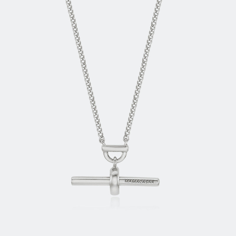 AVIROD オリジナル ローイング シルバー ネックレス:シルバー / AVIROD ORIGINAL ROWING SILVER NECKLACE - SILVER
