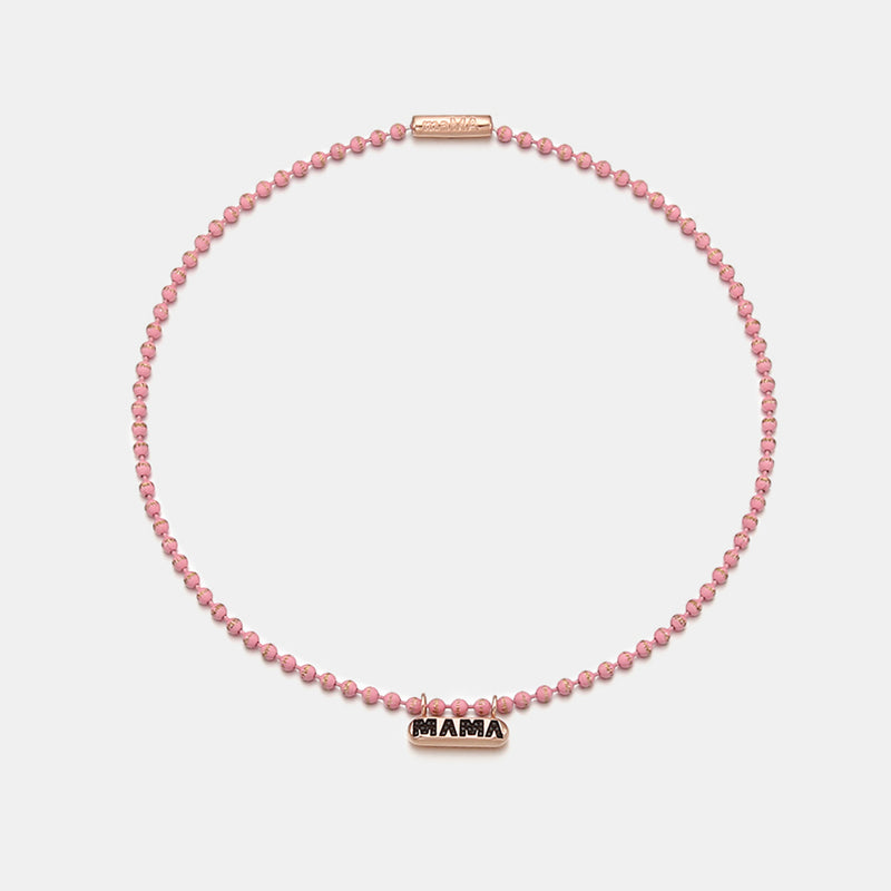FAVO-LIT ピンク ミラー ボール ネックレス / FAVO-LIT PINK MIRROR BALL NECKLACE