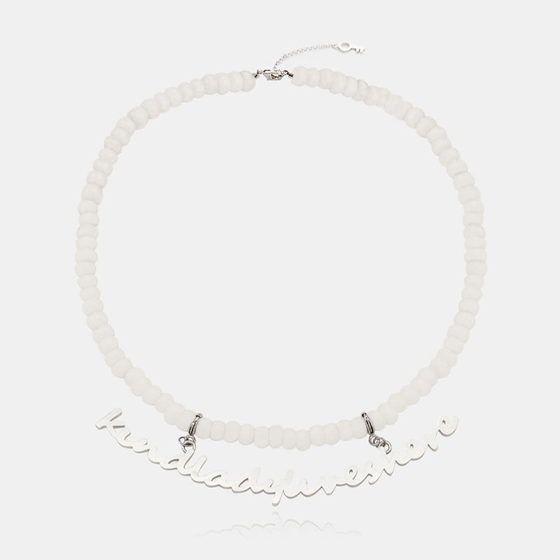 FAVO-LIT ジェイド レター ネックレス / FAVO-LIT JADE LETTER NECKLACE