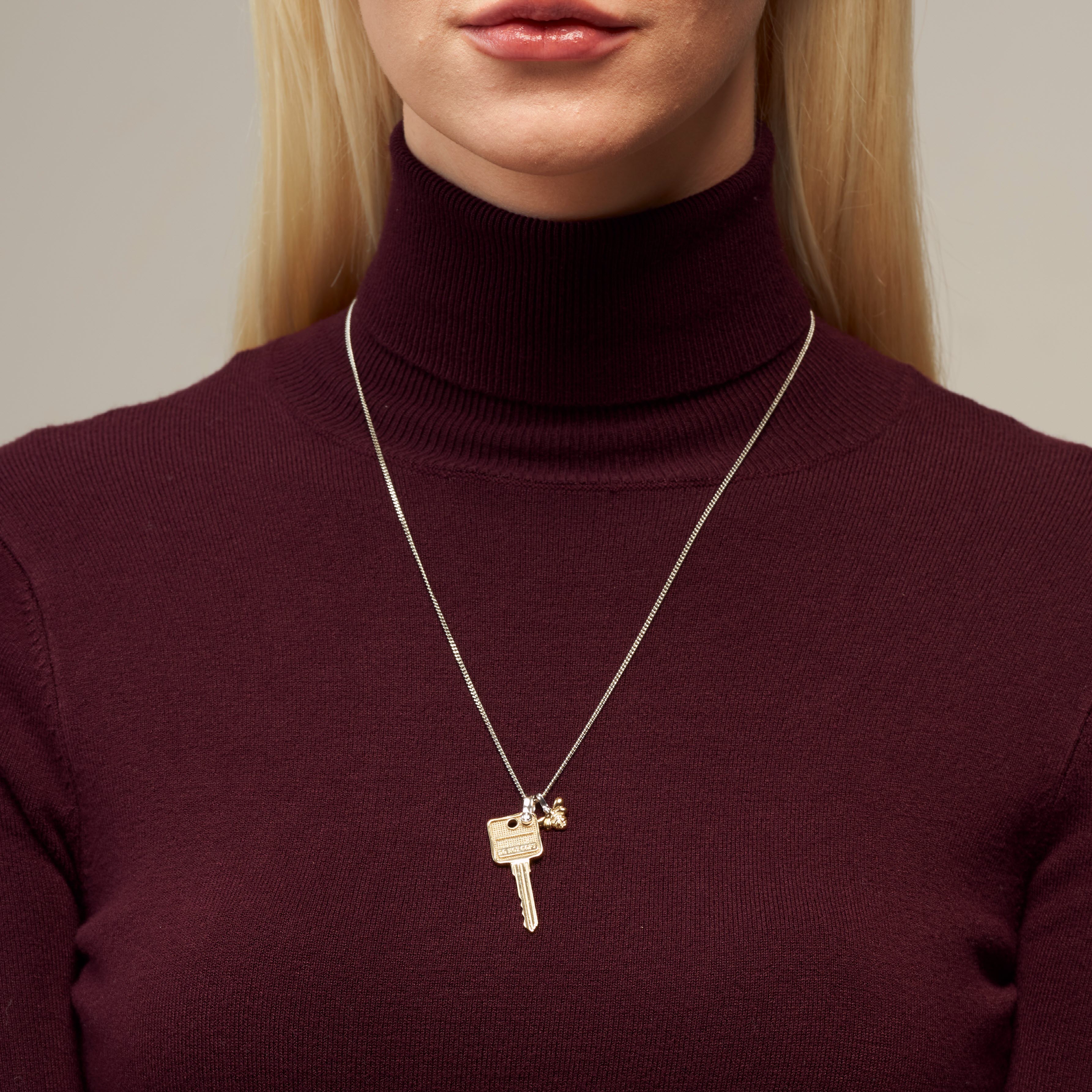 MASTER サウナ キー コンビ シルバー ネックレス / MASTER Sauna Key Combi Silver Necklace