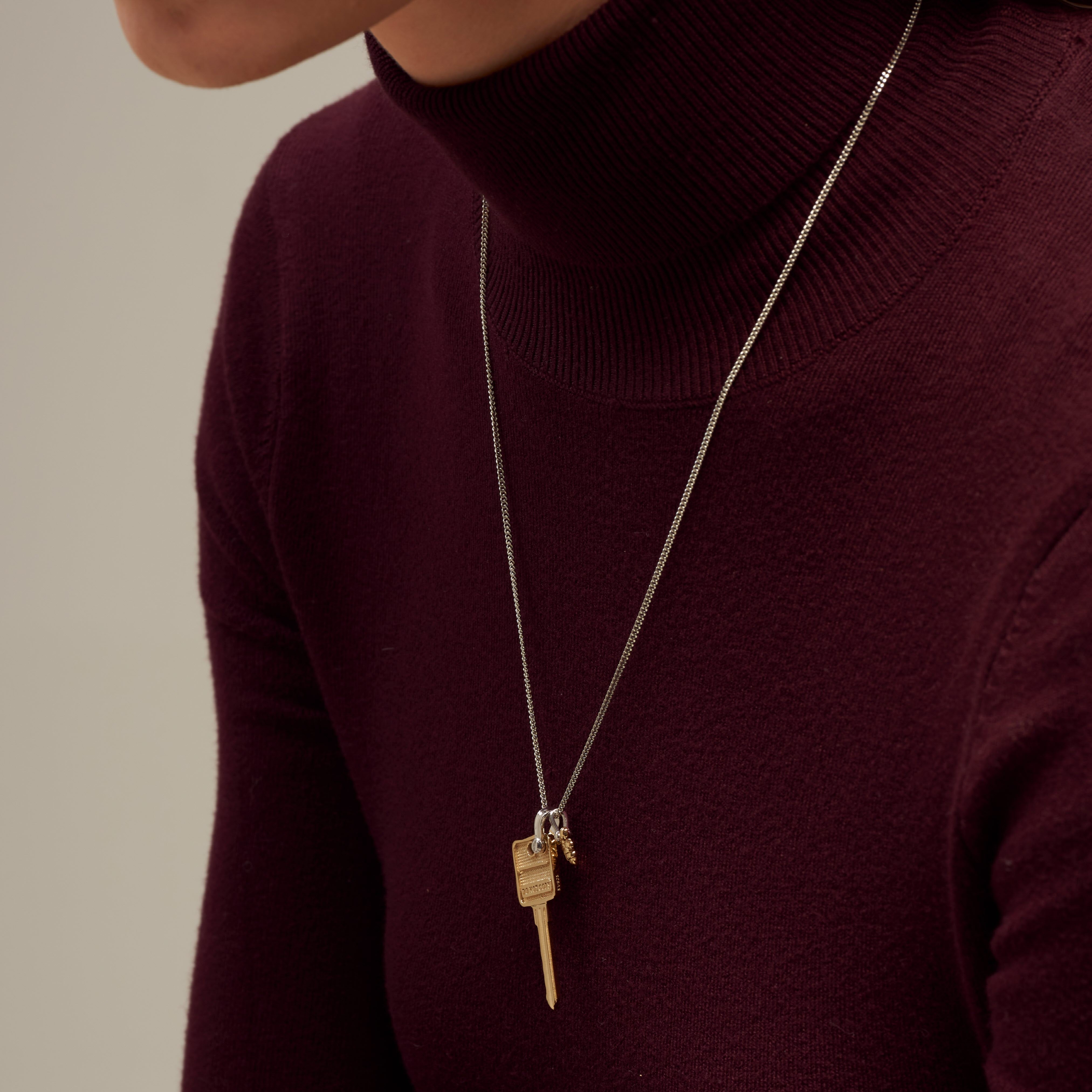 MASTER サウナ キー コンビ シルバー ネックレス / MASTER Sauna Key Combi Silver Necklace