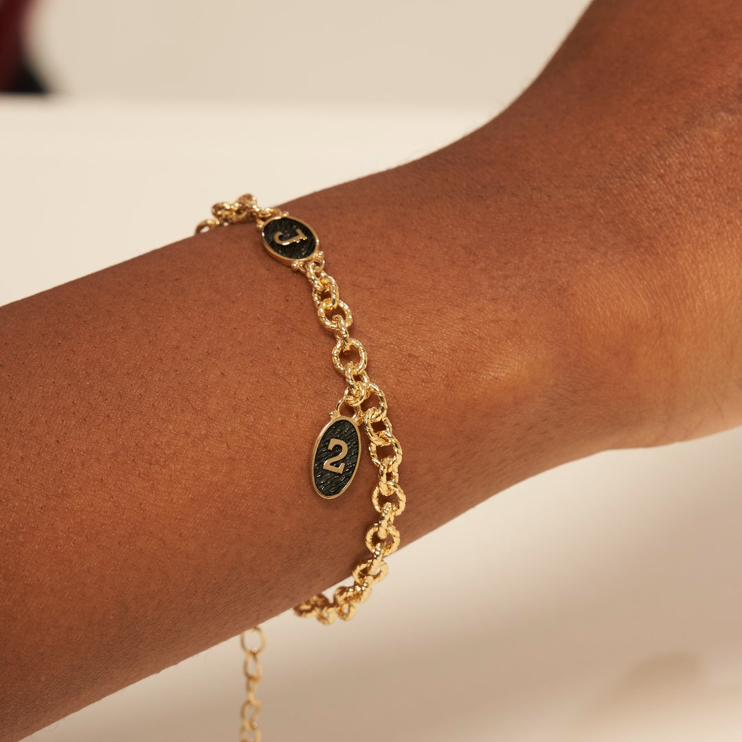 RE-CO'DE V2 ブラック ベルベット フォークロア ブレスレット / RE-CO'DE V2 BLACK VELVET FOLKLORE BRACELET