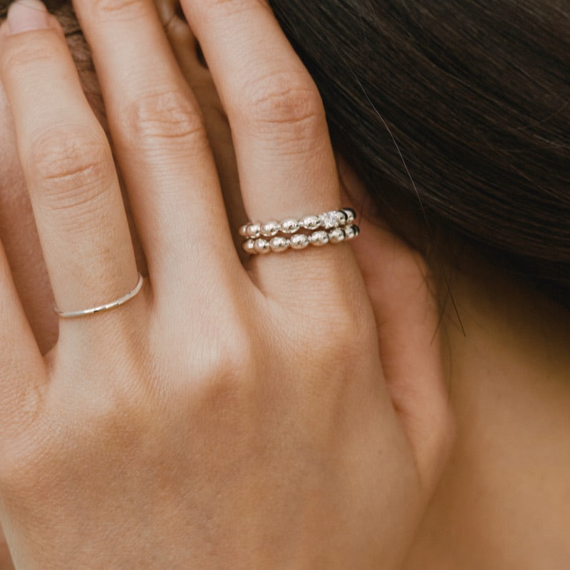 シルバー スモール ビーン リング / Silver Small Bean Ring