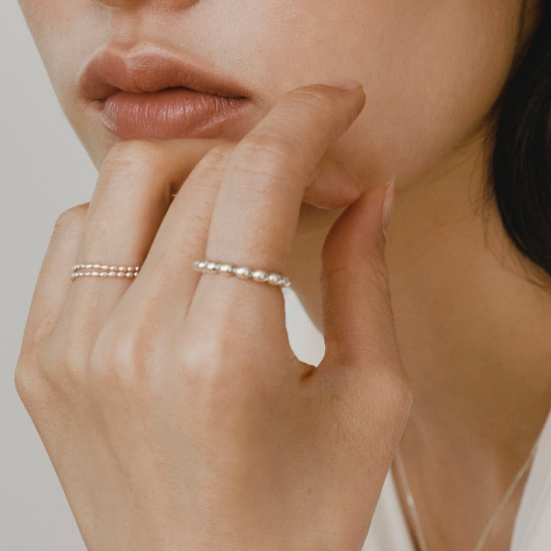 シルバー スモール ビーン リング / Silver Small Bean Ring