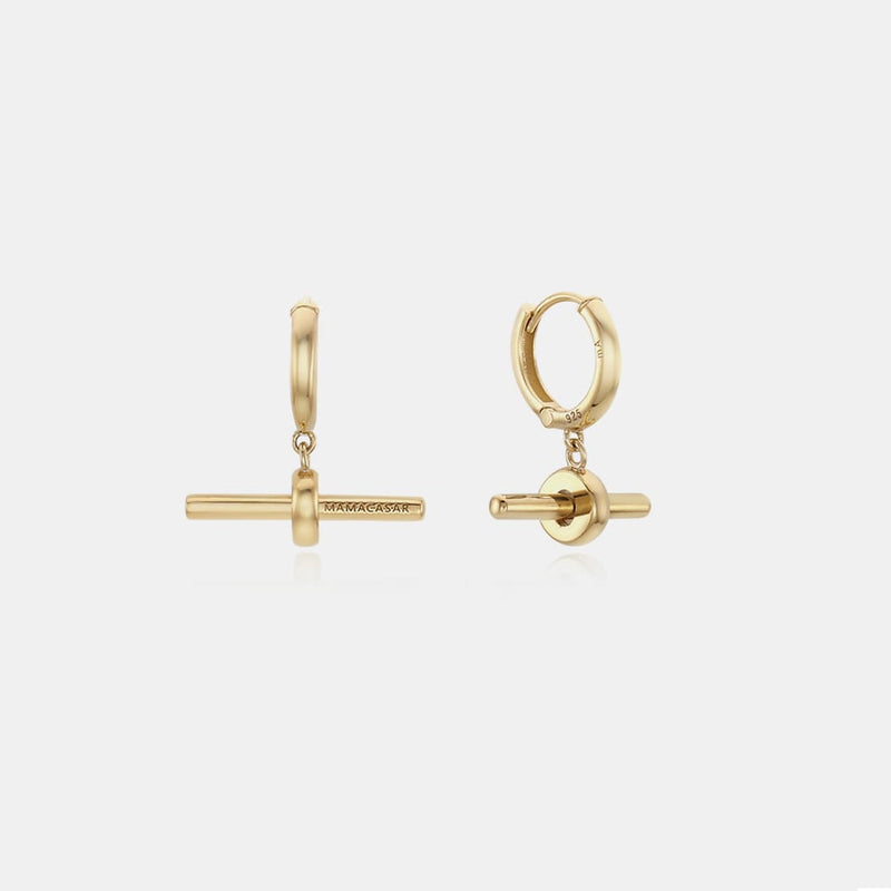 AVIROD ローイング シルバー ピアス:イエロー / AVIROD ROWING SILVER EARRINGS - YELLOW