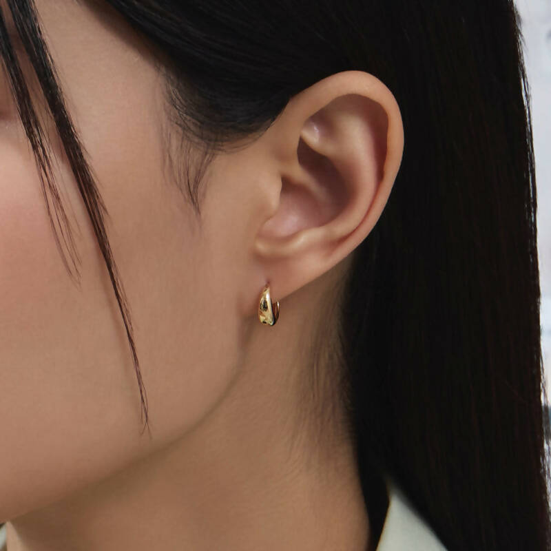 K14 ボリューム ワンタッチ ピアス / 14K Volume One Touch Earrings