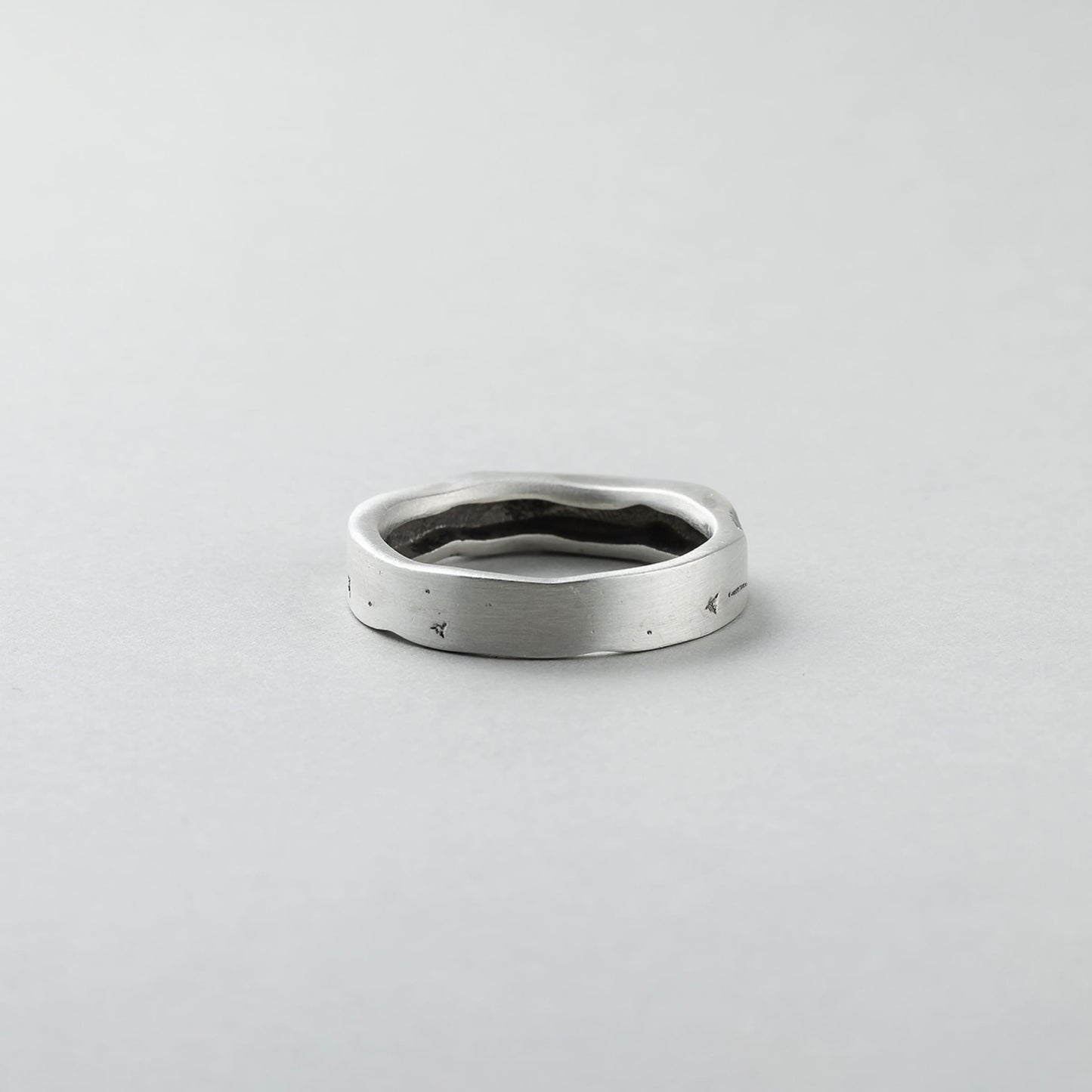 シルバー 0XIV アンティーク テクスチャー リング / SILVER 0XIV ANTIQUE TEXTURE RING