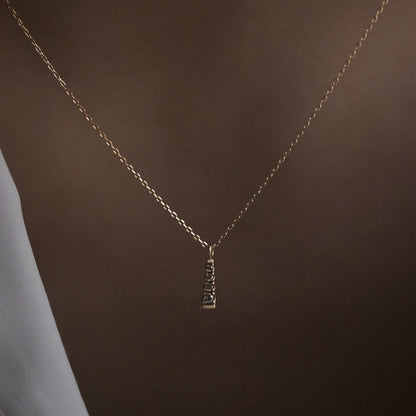 K10 プチ ダイヤ ドロップ ネックレス / 10K Petit Diamond Drop Necklace