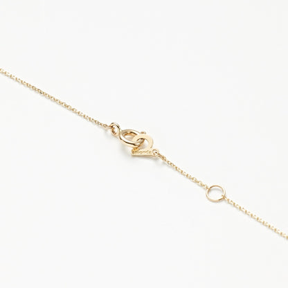 K10 プチ パヴェ ハート ネックレス / 10K Petit Pave Heart Necklace