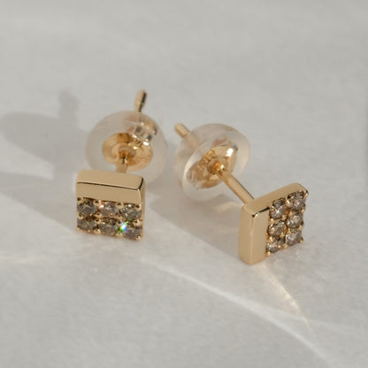 K10 エクリュ ソリッド ピアス / 10K Ecru Solid Earrings