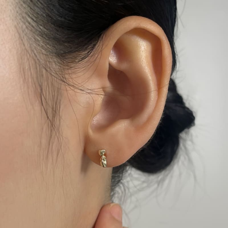 K10 ラフ シェイプ ピアス / 10K Rough Shape Earrings