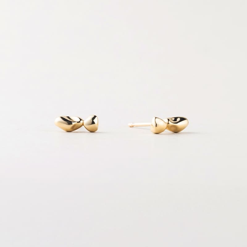 K10 ラフ シェイプ ピアス / 10K Rough Shape Earrings