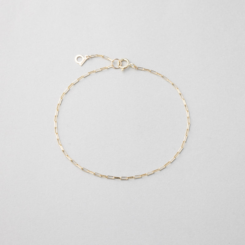 K10 ベーシック シングル チェーン ブレスレット / 10K Basic Single Chain Bracelet