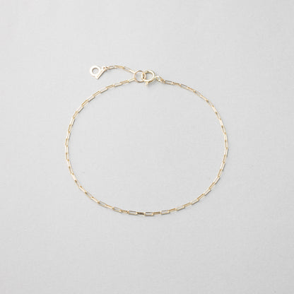 K10 ベーシック シングル チェーン ブレスレット / 10K Basic Single Chain Bracelet