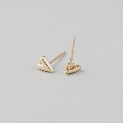 K10 ミニ ハート モチーフ ピアス / 10K Mini Heart Motif Earrings