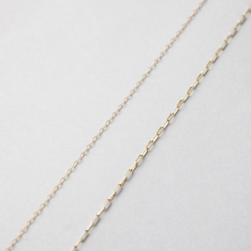 K10 ベーシック シングル チェーン ネックレス / 10K Basic Single Chain Necklace