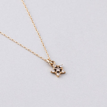 K10 プチ ダイヤ スター ネックレス / 10K Petit Diamond Star Necklace