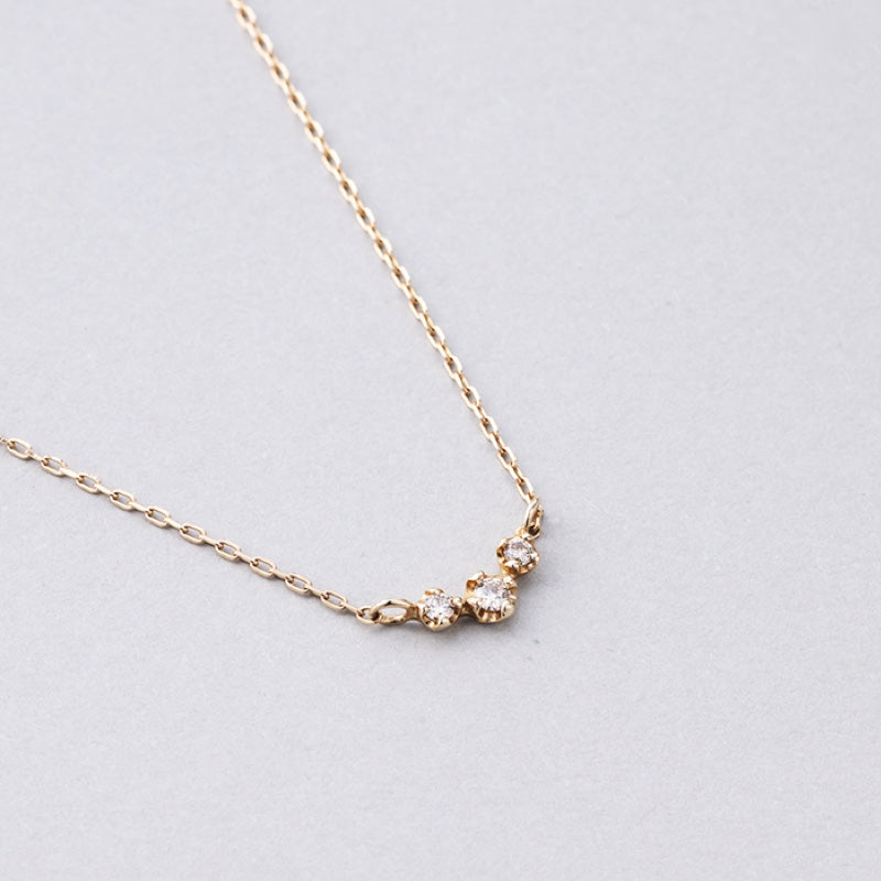 K10 プチ ダイヤ シャイン ネックレス / 10K Petit Diamond Shine Necklace