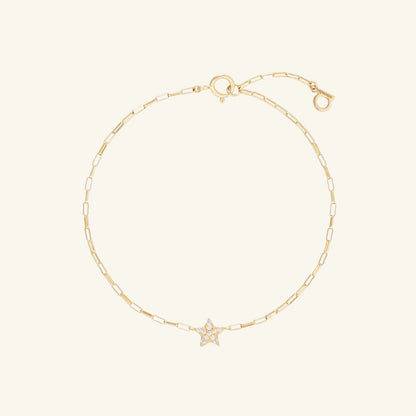 K14 K18 スター バルーン ダブル ウェイ ブレスレット / 14K 18K Star Balloon Double Way Bracelet