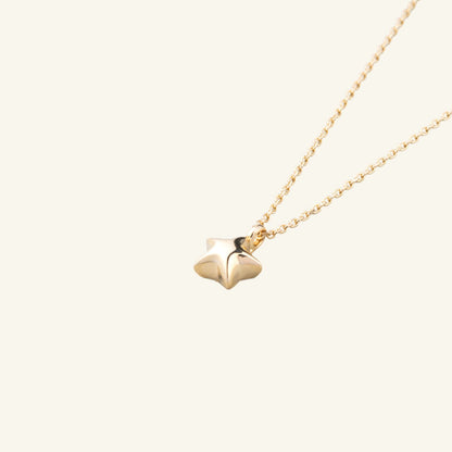 K14 K18 スター バルーン ネックレス / 14K 18K Star Balloon Necklace