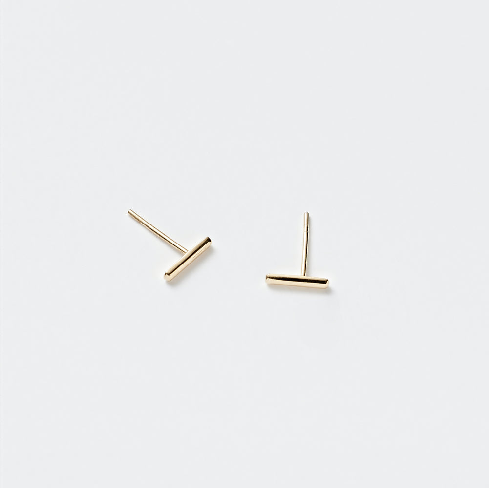 K14 シンプル スティック ピアス / 14K Simple Stick Earring