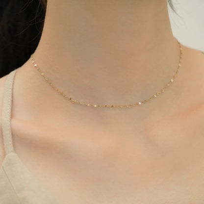 K14 ラージ ブリング チェーン ネックレス / 14K Large Bling Chain Necklace