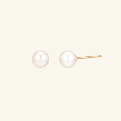 K14 アコヤ パール ピアス / 14K Akoya Pearl Earrings