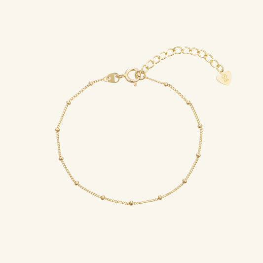 K14 ルル ボール チェーン ブレスレット / 14K Lulu Ball Chain Bracelet