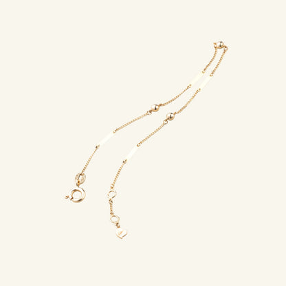 K14 ユニット ミックス チェーン ブレスレット / 14K Unit Mix Chain Bracelet