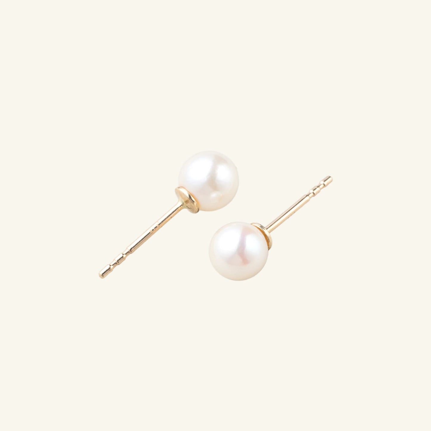 K14 アコヤ パール ピアス / 14K Akoya Pearl Earrings