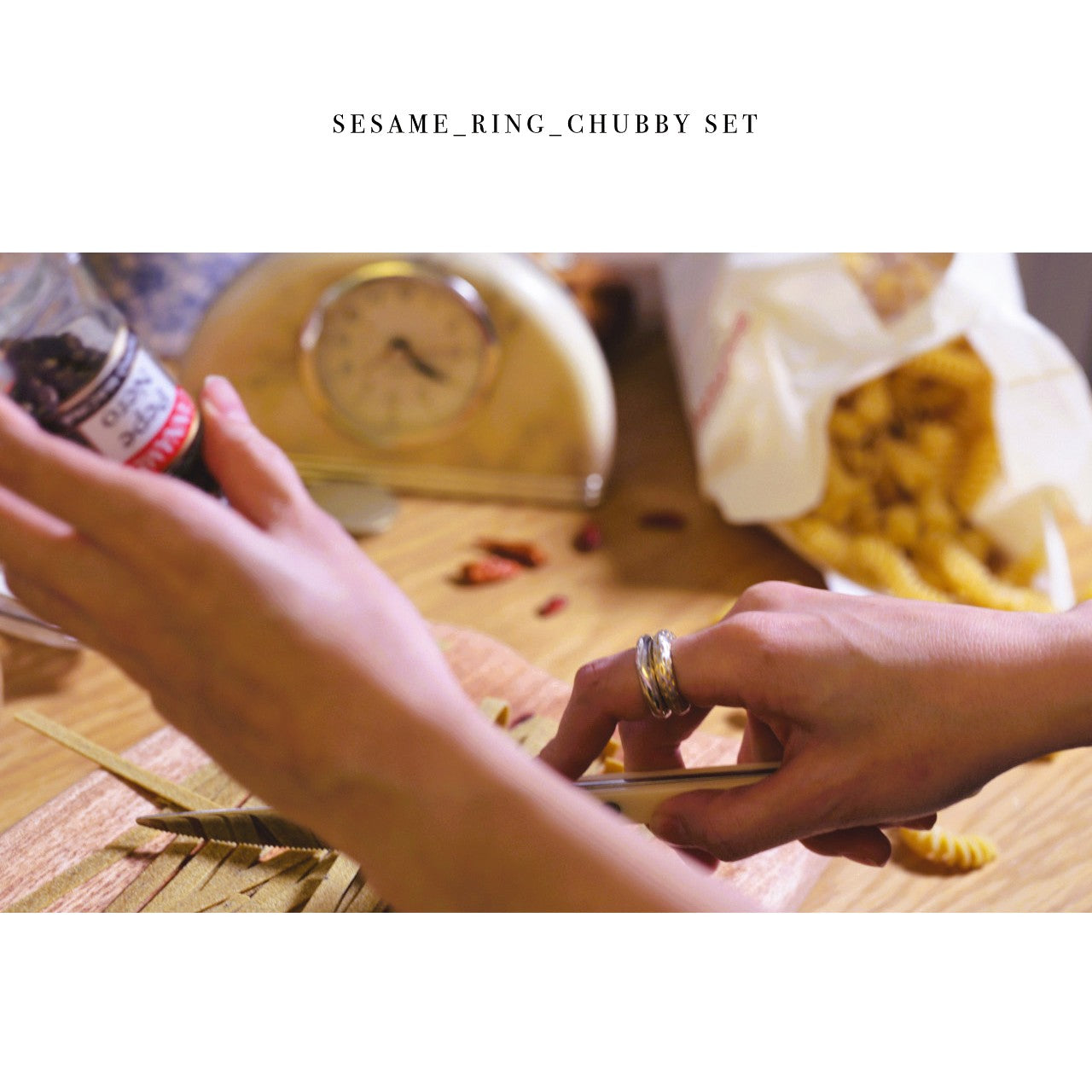 SESAME チャビー セット シルバー リング / SESAME CHUBBY SET SILVER RING