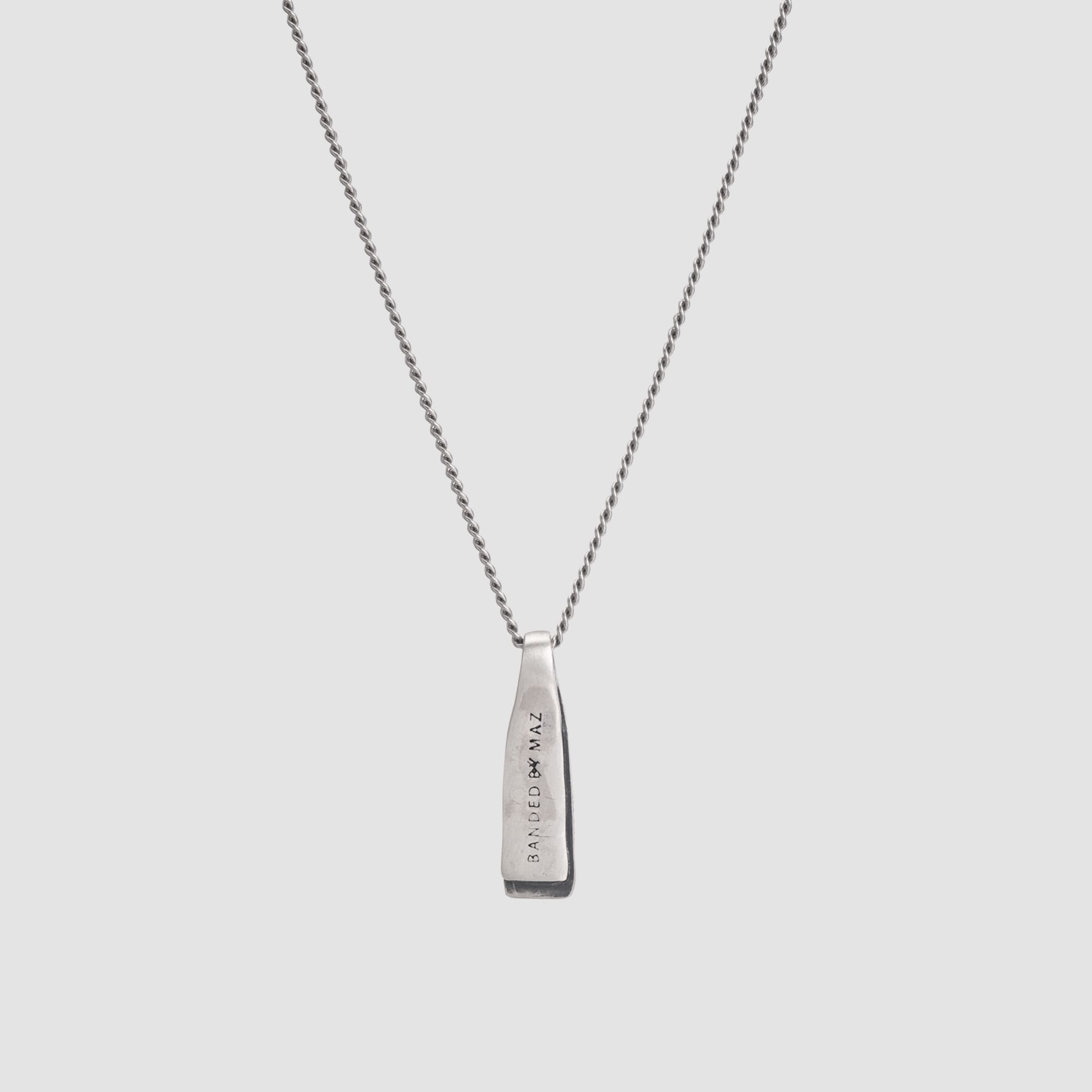 シルバー レタリング 2WAY ネックレス / SILVER LETTERING TWO WAY NECKLACE