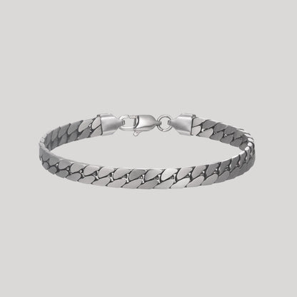 サージカル フラット チェーン ブレスレット / SURGICAL STEEL FLAT CHAIN BRACELET