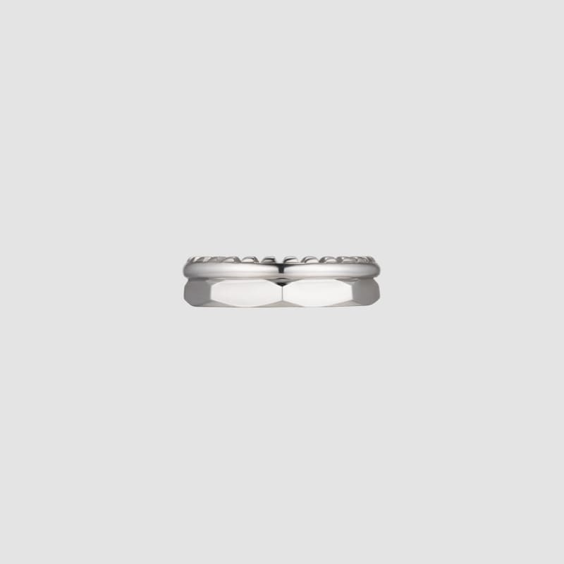 シルバー ナット レイヤード リング / SILVER NUT LAYERED RING