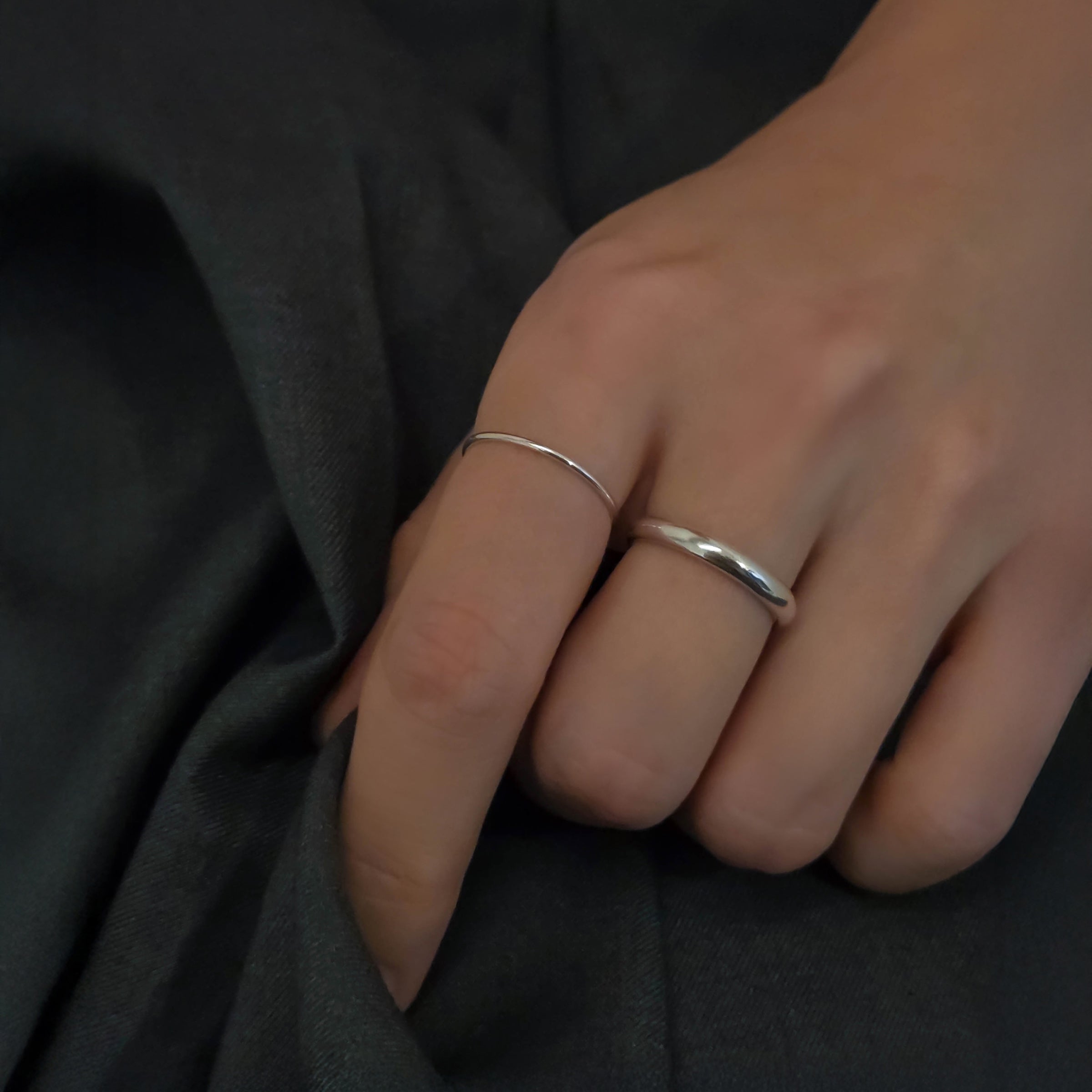 シルバーベーシックラウンドリング/Silver Basic Round Ring