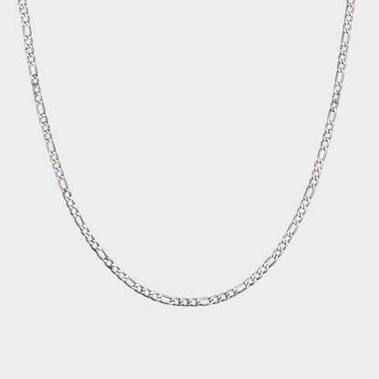 サージカル ベーシック フィガロ チェーン ネックレス / SURGICAL STEEL BASIC FIGARO CHAIN NECKLACE